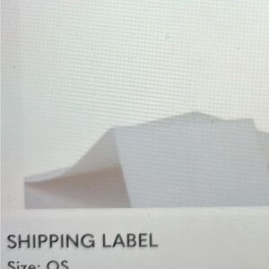 Shipping label